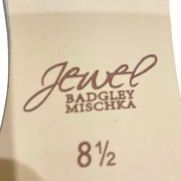 Jewel Badgley Mischka Silver Sandals - Picture 12 of 14